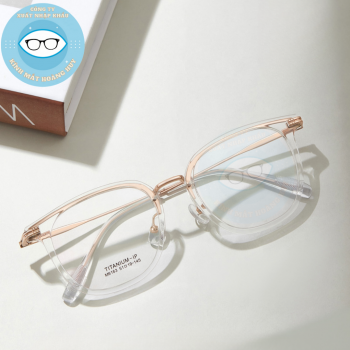 Gọng nhựa càng kính titanium mã M6163